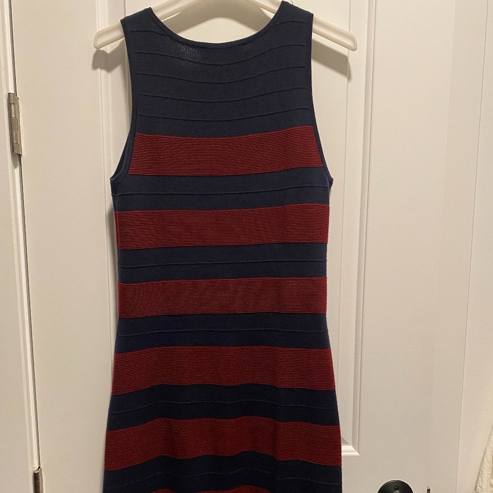 LOFT striped wool dress